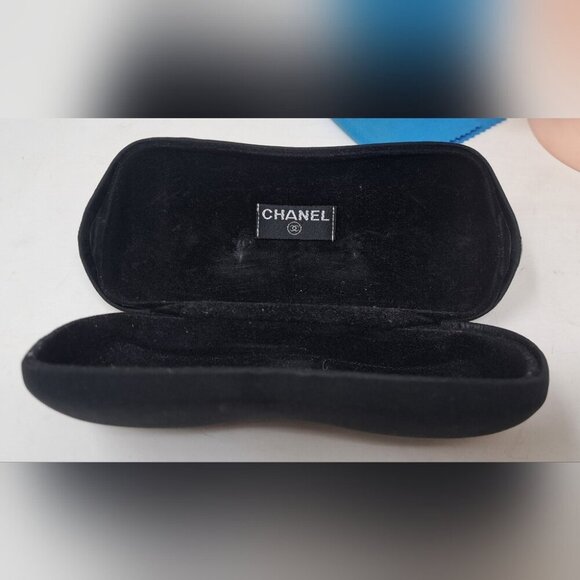 Chanel Women's Sunglasses Vintage 90s Blue Rectangular Italy 4017 62-17-140 - Picture 15 of 16